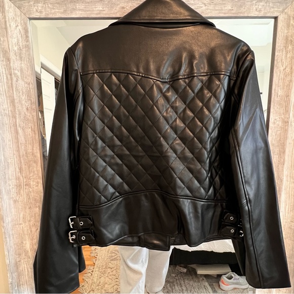 French Connection Leather Jacket - Picture 7 of 8